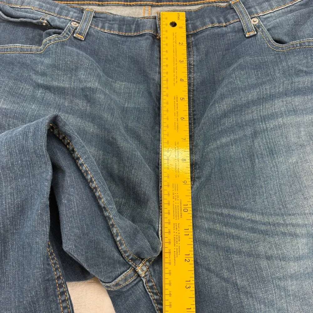 Levi's 559 Jeans Mens 42x32 Relaxed Straight Blue Denim Pants - Picture 5 of 10